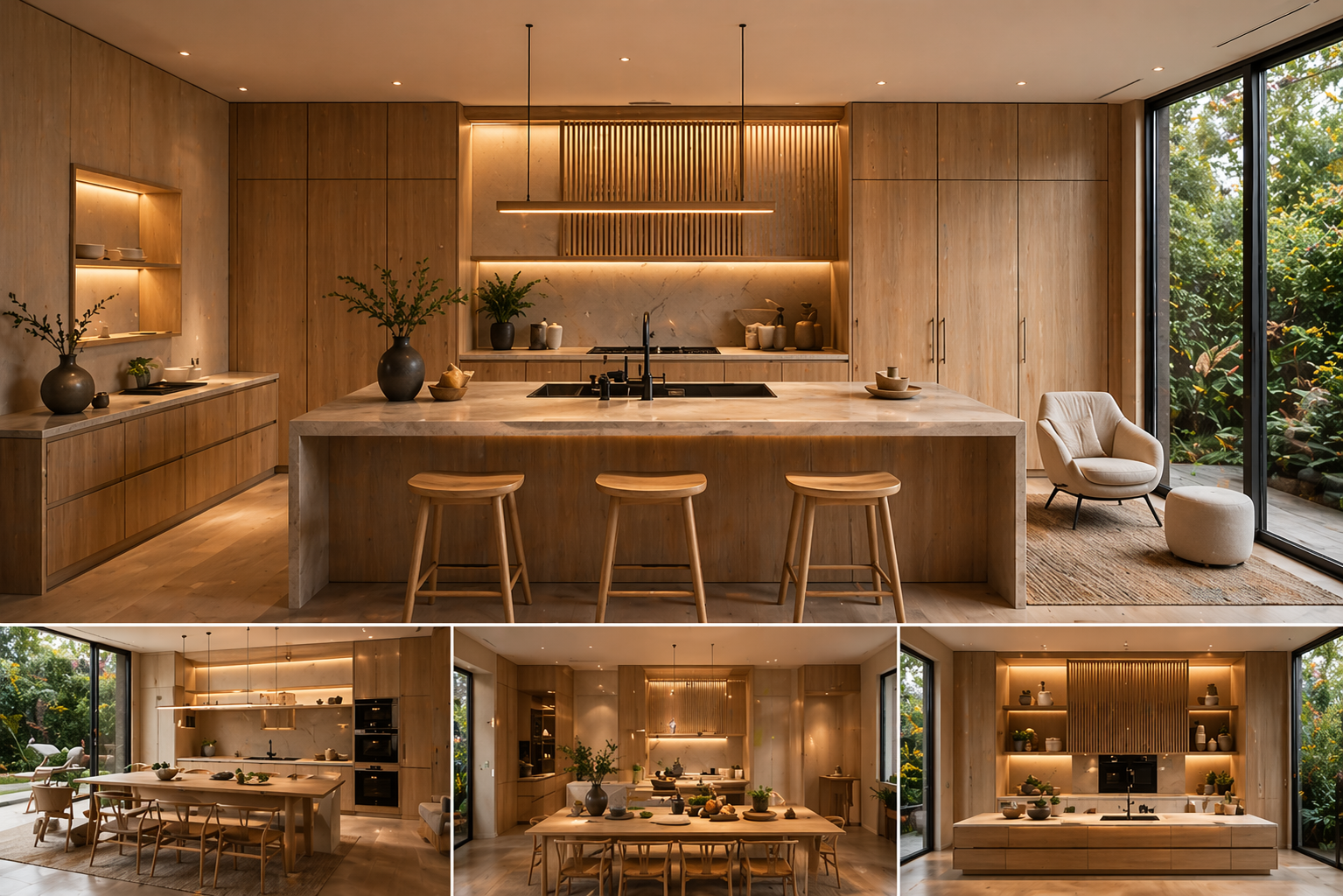 Japans minimalistische keuken