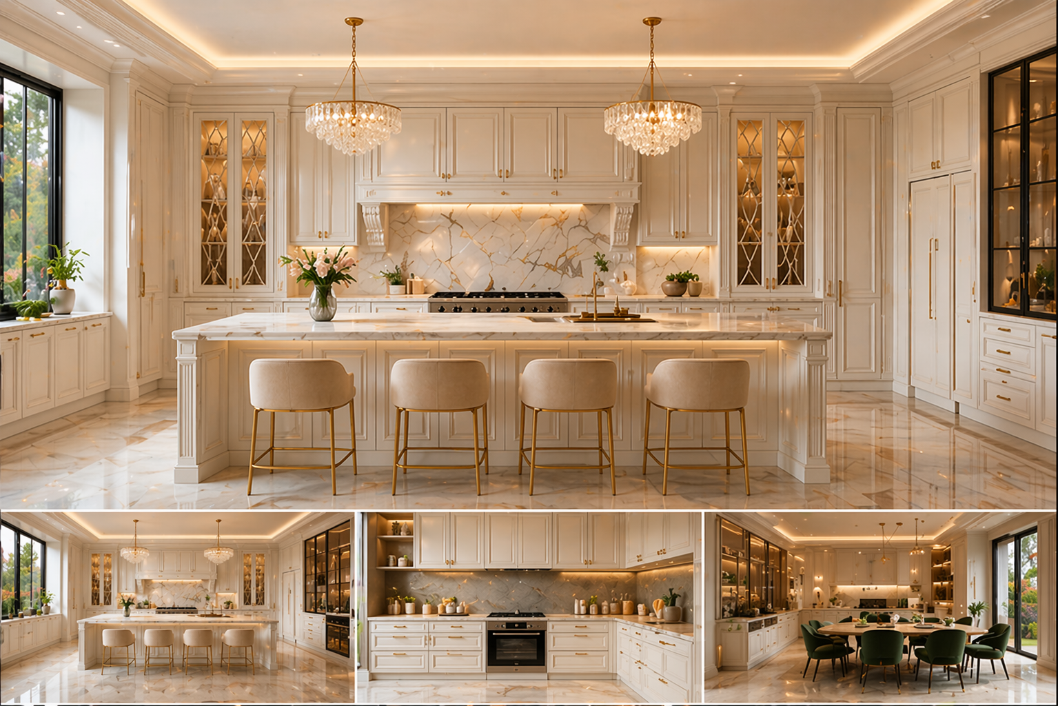 Klassieke luxe keuken