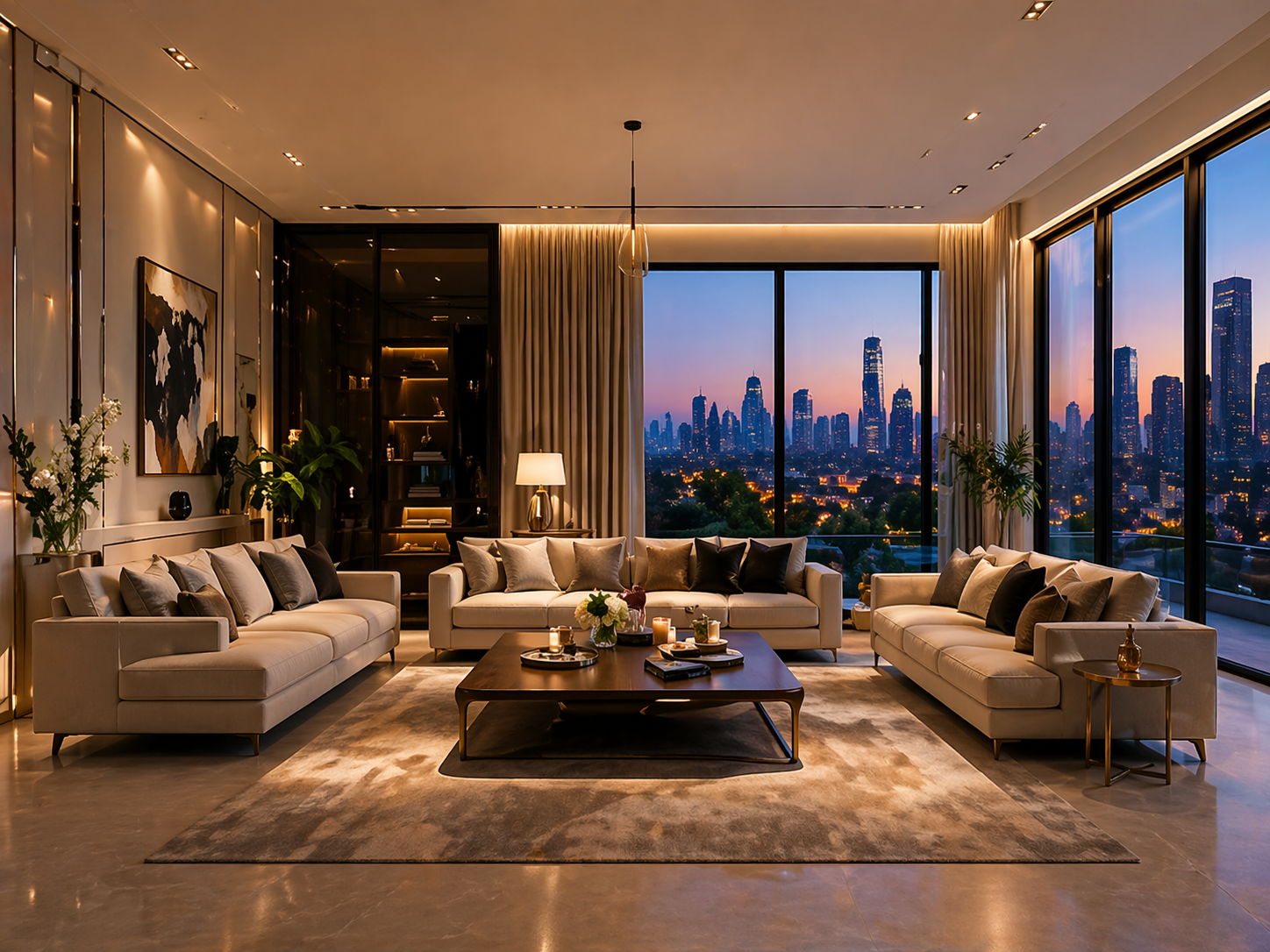 Woonkamer visualisatie